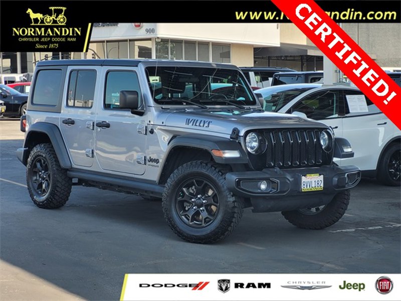Certified 2021 Jeep Wrangler Unlimited Sport image 1