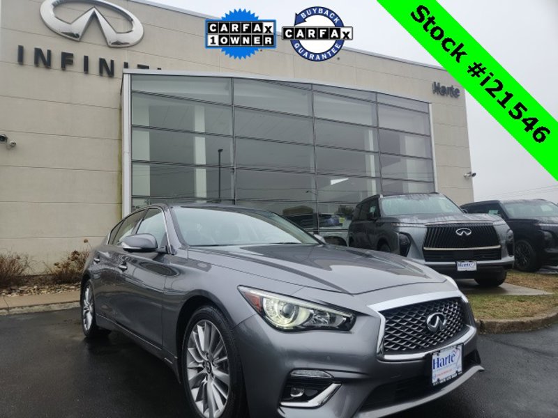 Certified 2022 INFINITI Q50 Luxe w/ Cargo Package image 1