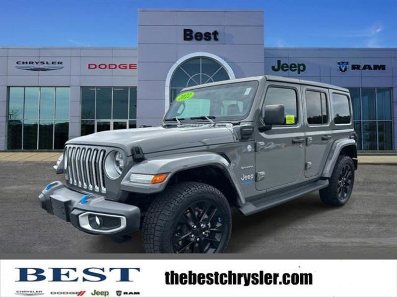 Certified 2022 Jeep Wrangler Unlimited Sahara w/ Cold Weather Group image 1