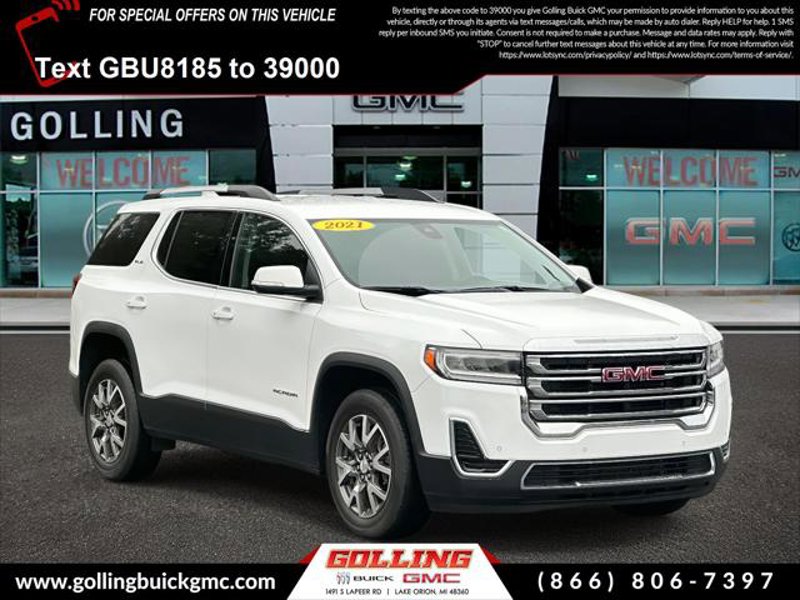 Used 2021 GMC Acadia SLE w/ Driver Convenience Package image 1