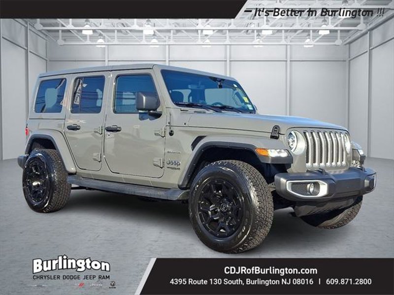Certified 2022 Jeep Wrangler Unlimited Sahara w/ Cold Weather Group image 1