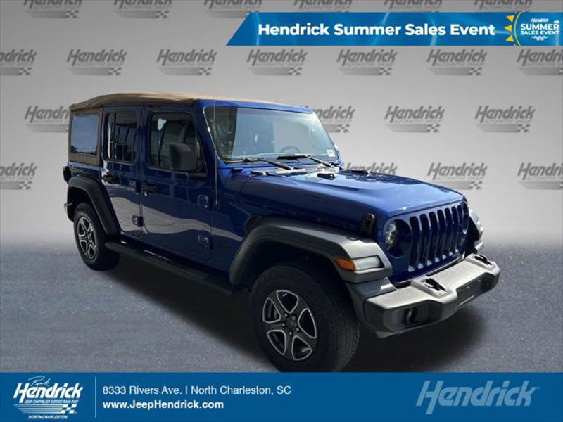 Certified 2020 Jeep Wrangler Unlimited Sport image 1