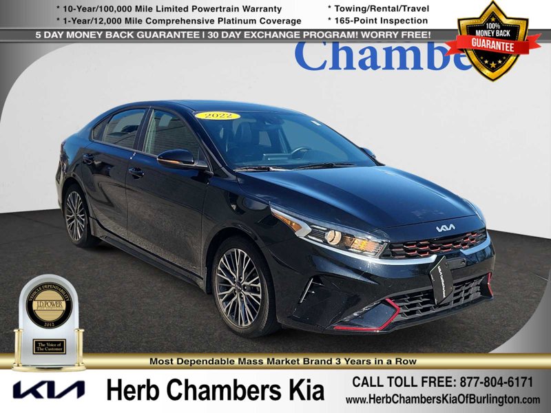 Certified 2022 Kia Forte GT-Line w/ GT-Line Premium Package image 1