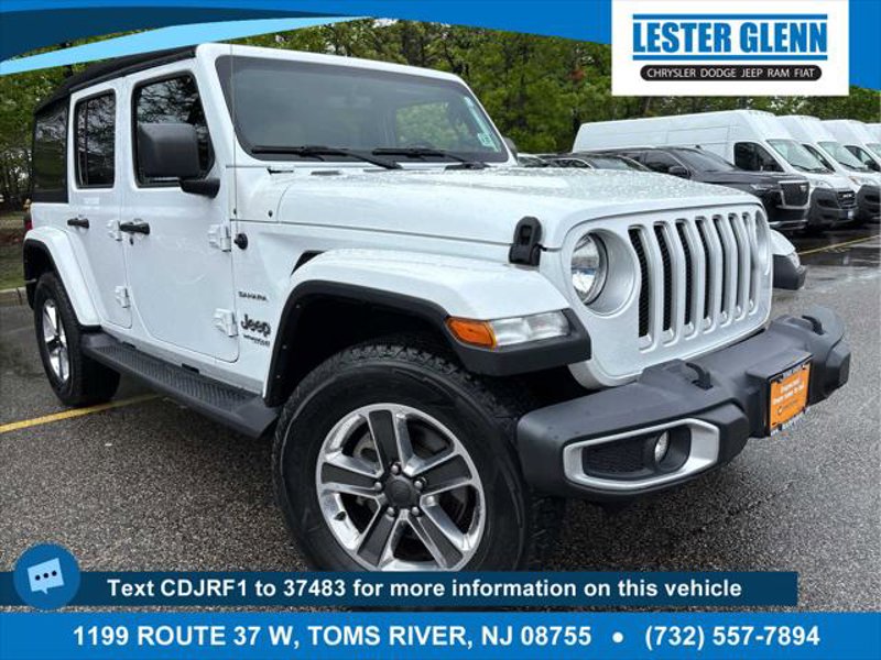 Certified 2022 Jeep Wrangler Unlimited Sahara w/ Cold Weather Group image 1