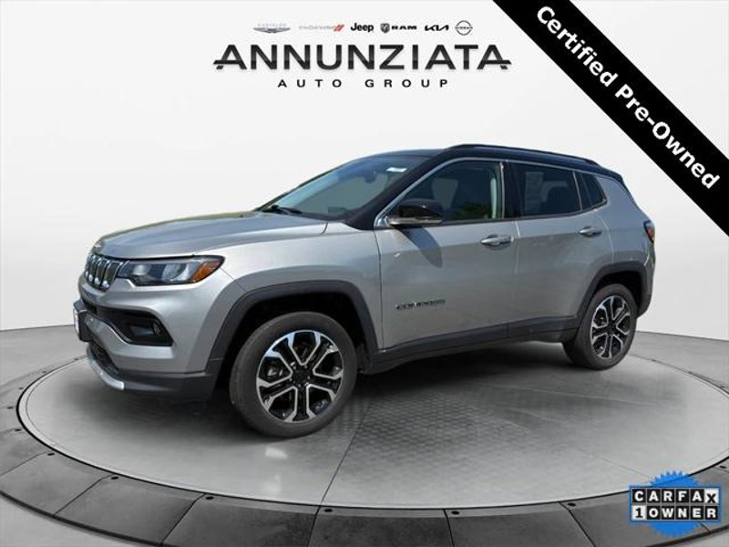 Certified 2022 Jeep Compass Limited w/ Sun and Sound Group image 1