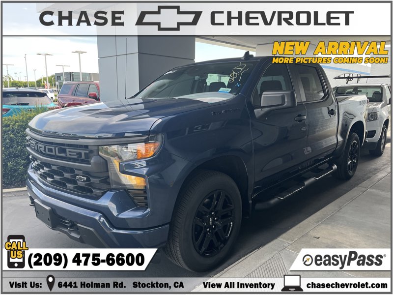 Certified 2023 Chevrolet Silverado 1500 Custom w/ LPO, Dark Essentials Package image 1