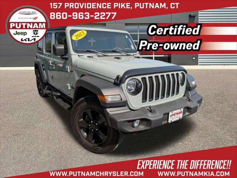 Certified 2023 Jeep Wrangler Unlimited Sport image 1