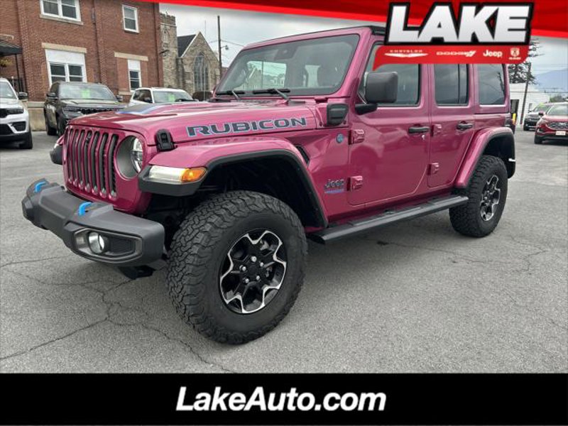 Certified 2021 Jeep Wrangler Unlimited Rubicon 4xe w/ Cold Weather Group image 1