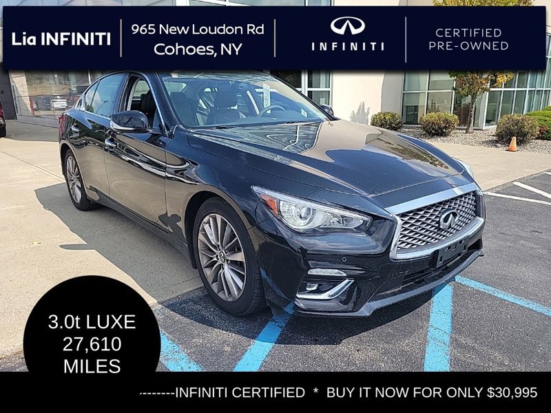Certified 2022 INFINITI Q50 Luxe w/ Cargo Package image 1