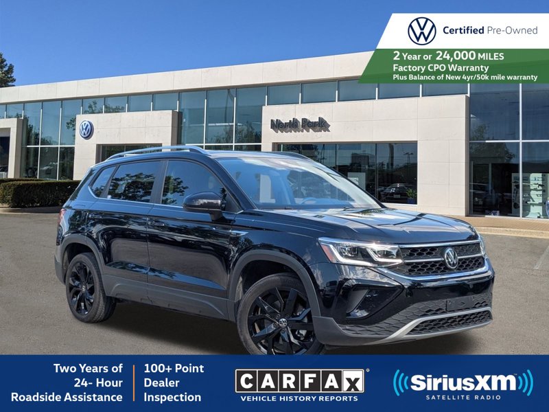 Certified 2022 Volkswagen Taos SEL w/ Panoramic Sunroof Package image 1