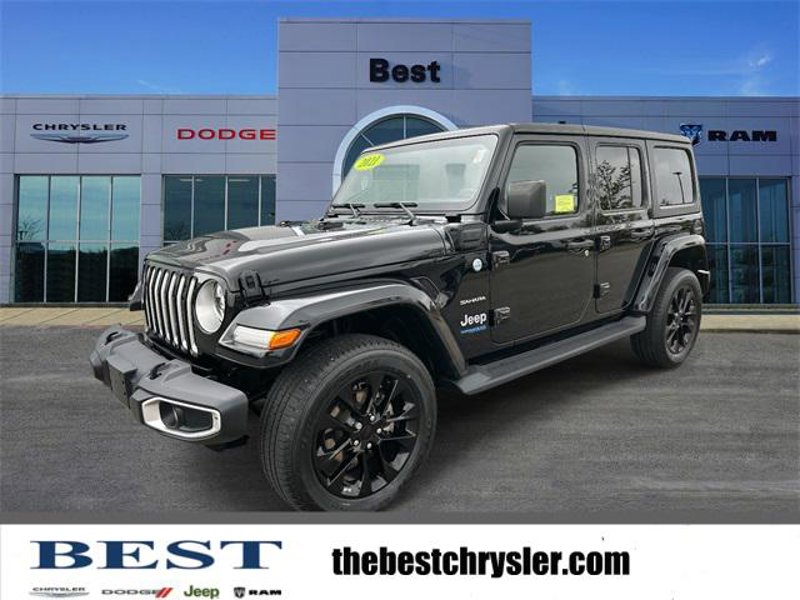 Certified 2021 Jeep Wrangler Unlimited Sahara w/ Cold Weather Group image 1