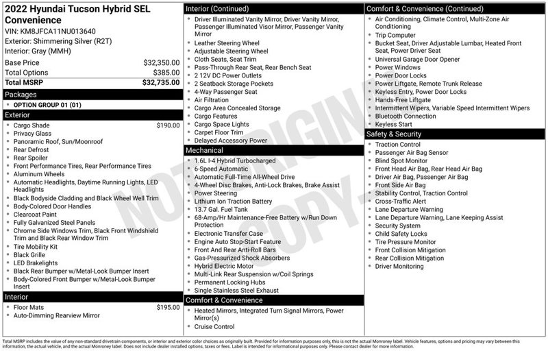 Used 2022 Hyundai Tucson SEL image 1
