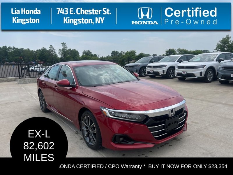Certified 2021 Honda Accord EX-L image 1