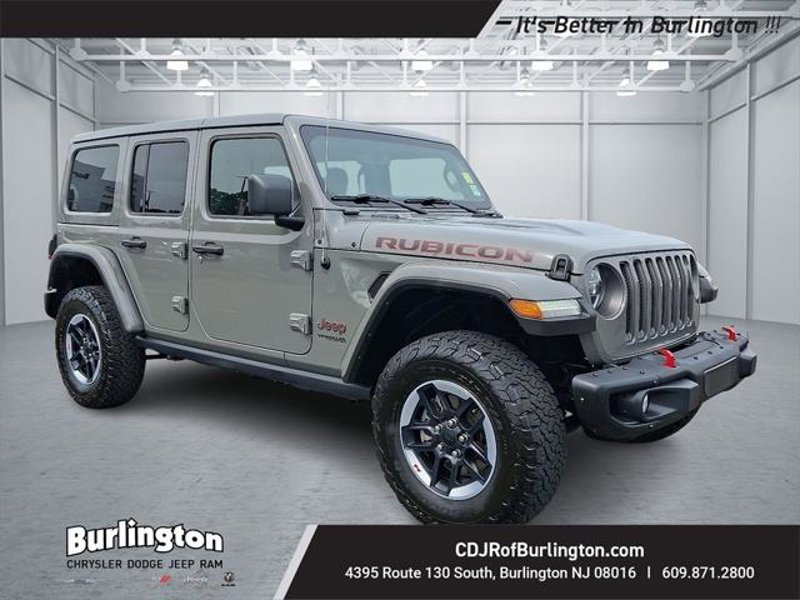 Certified 2022 Jeep Wrangler Unlimited Rubicon w/ Steel Bumper Group image 1