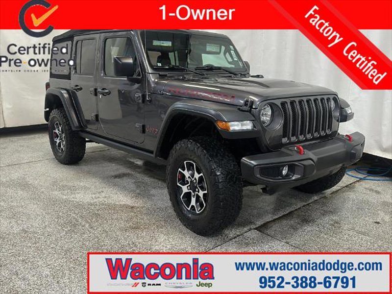 Certified 2022 Jeep Wrangler Unlimited Rubicon w/ Cold Weather Group image 1