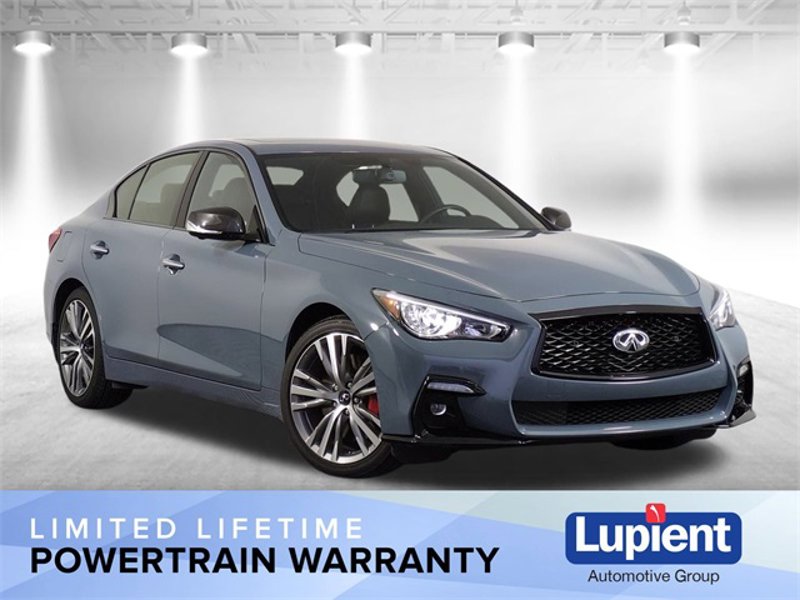 Certified 2024 INFINITI Q50 Red Sport 400 w/ Carbon Fiber Package image 1
