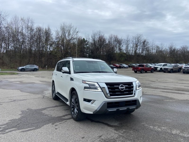 Certified 2024 Nissan Armada Platinum w/ Captain's Chairs Package image 1
