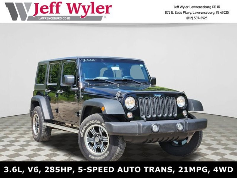 Used 2016 Jeep Wrangler Unlimited Sport image 1