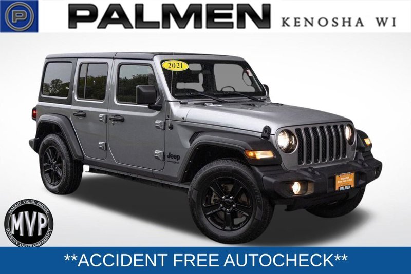 Certified 2021 Jeep Wrangler Unlimited Sport image 1