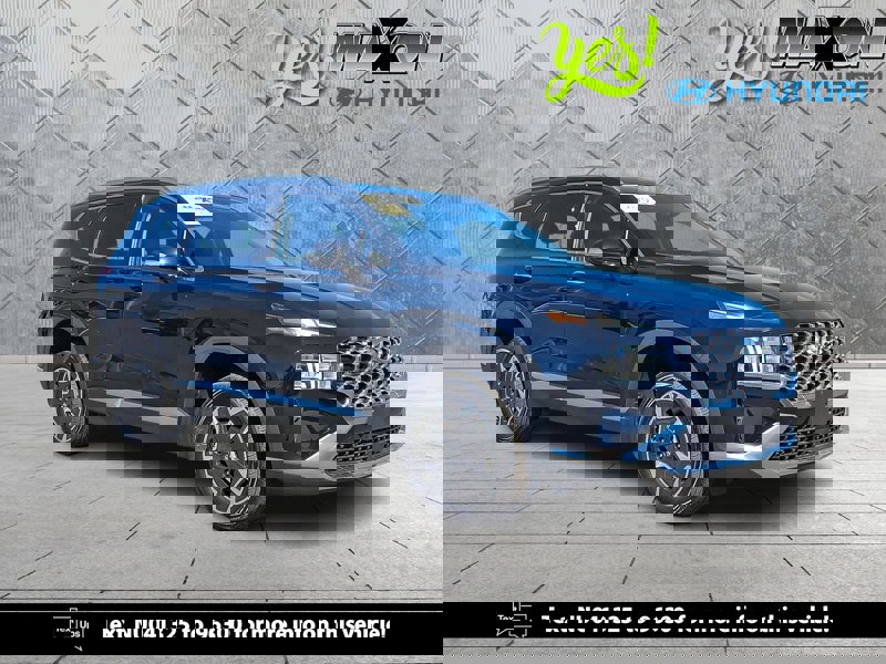 Certified 2022 Hyundai Santa Fe Blue image 1