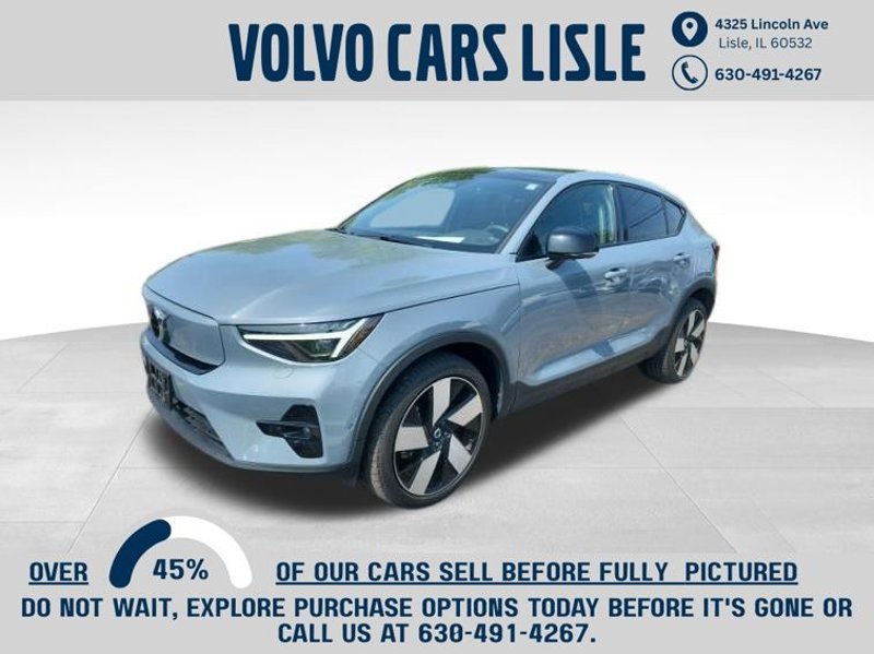 Certified 2023 Volvo C40 P8 Recharge Ultimate w/ Protection Package Premier image 1