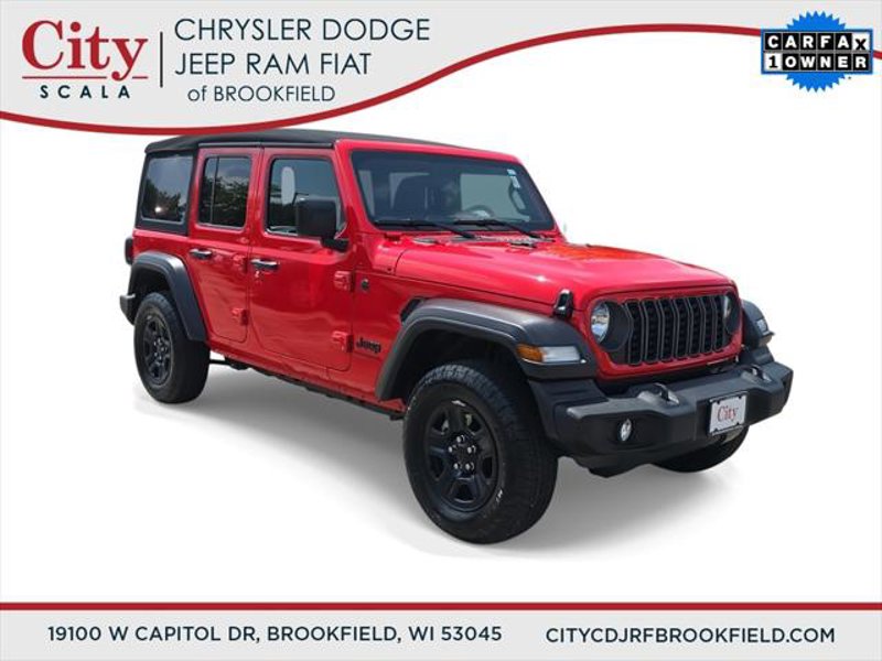 Certified 2024 Jeep Wrangler Unlimited Sport image 1