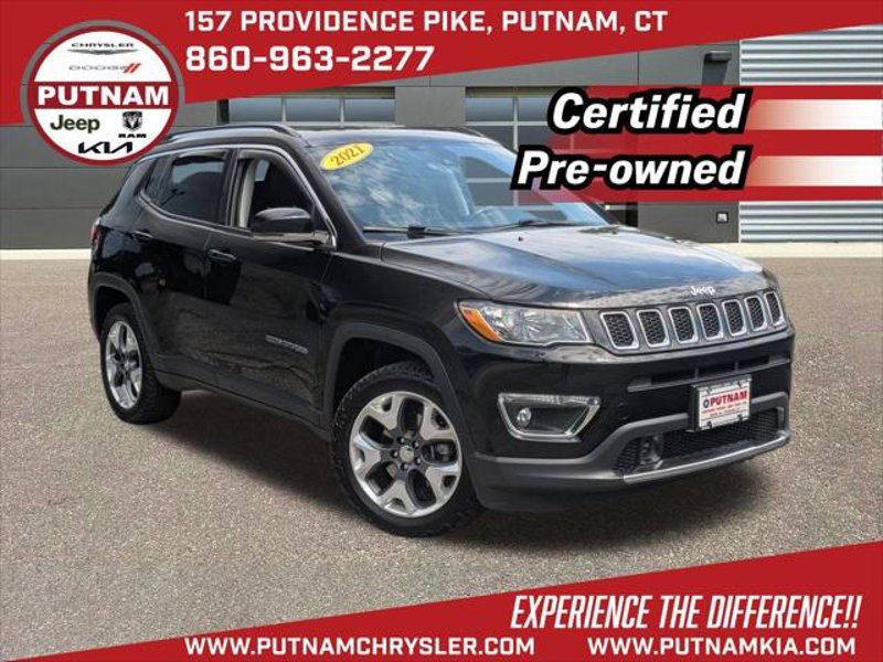 Certified 2021 Jeep Compass Limited w/ Sun and Sound Group image 1