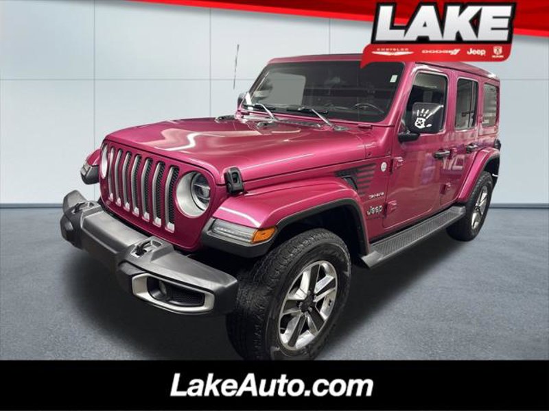 Certified 2021 Jeep Wrangler Unlimited Sahara w/ LED Lighting Group image 1