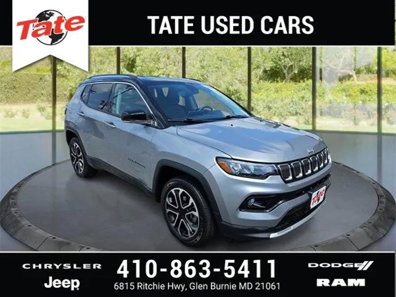 Certified 2022 Jeep Compass Limited image 1