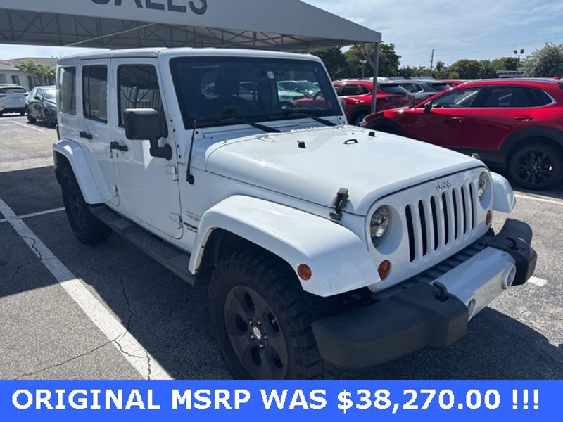 Used 2013 Jeep Wrangler Unlimited Sahara w/ Dual Top Group image 1