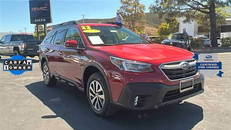 Certified 2022 Subaru Outback Premium image 1