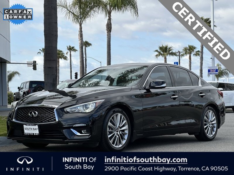 Certified 2022 INFINITI Q50 Luxe w/ Cargo Package image 1