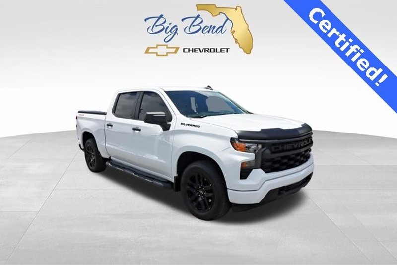 Certified 2024 Chevrolet Silverado 1500 Custom w/ LPO, Dark Essentials Package image 1