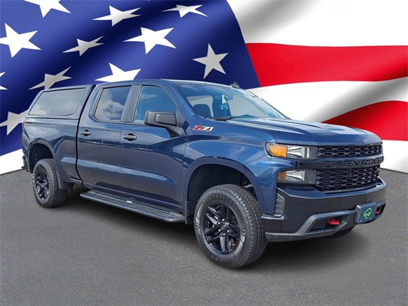 Certified 2021 Chevrolet Silverado 1500 Custom Trail Boss w/ LPO, Dark Essentials Package image 1