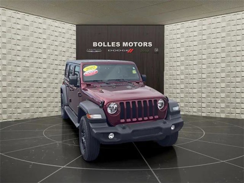 Certified 2022 Jeep Wrangler Unlimited Sport image 1