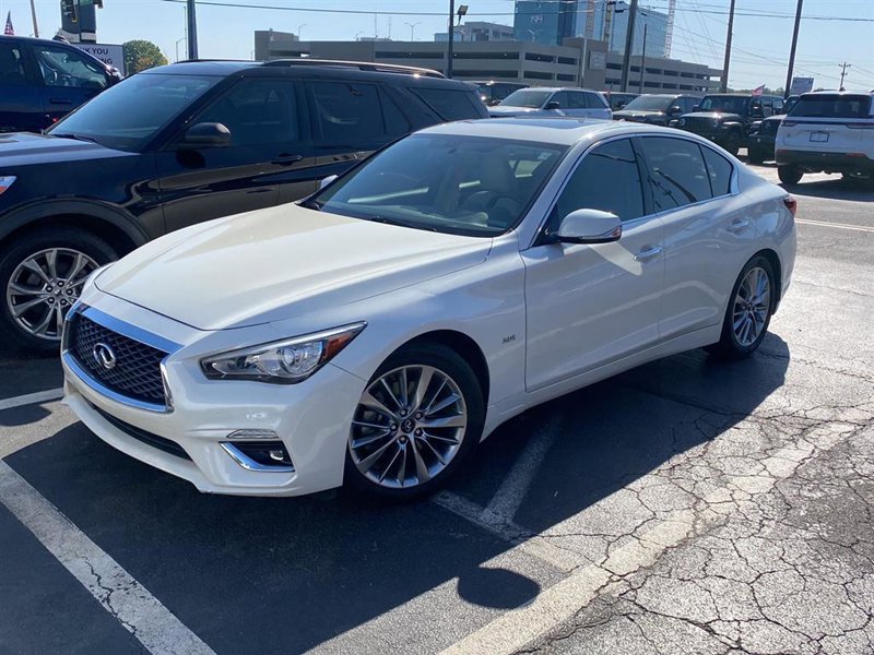 Used 2019 INFINITI Q50 Luxe w/ Cargo Package (L96) image 1