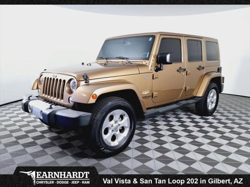 Certified 2015 Jeep Wrangler Unlimited Sahara w/ Max Tow Package image 1