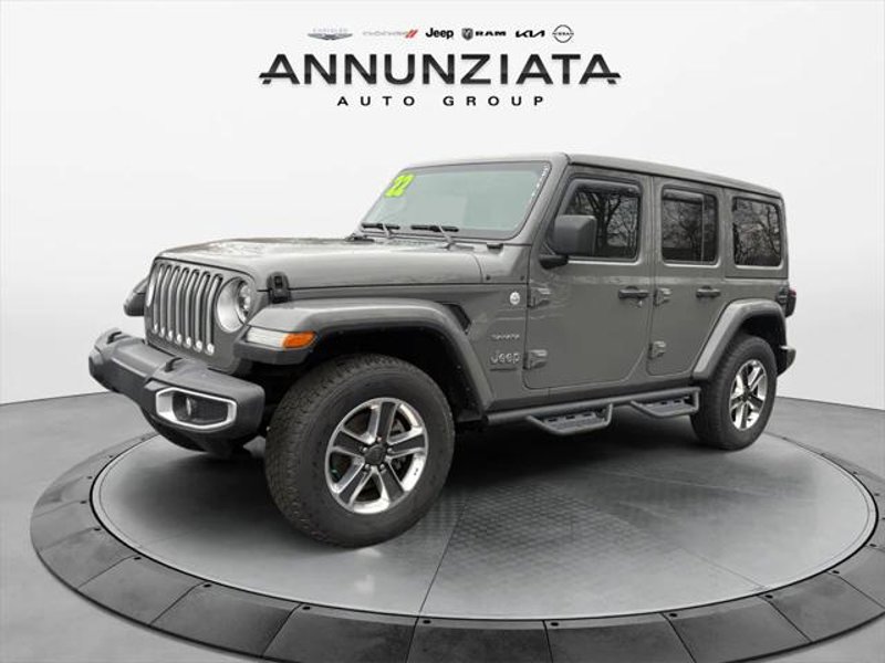 Certified 2022 Jeep Wrangler Unlimited Sahara w/ LED Lighting Group image 1