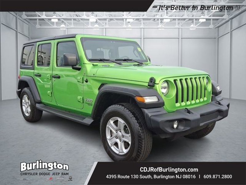 Certified 2019 Jeep Wrangler Unlimited Sport S image 1