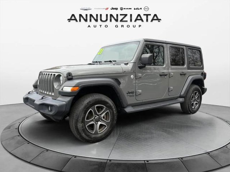 Certified 2021 Jeep Wrangler Unlimited Sport image 1