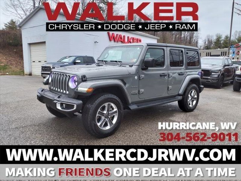 Certified 2022 Jeep Wrangler Unlimited Sahara w/ LED Lighting Group image 1