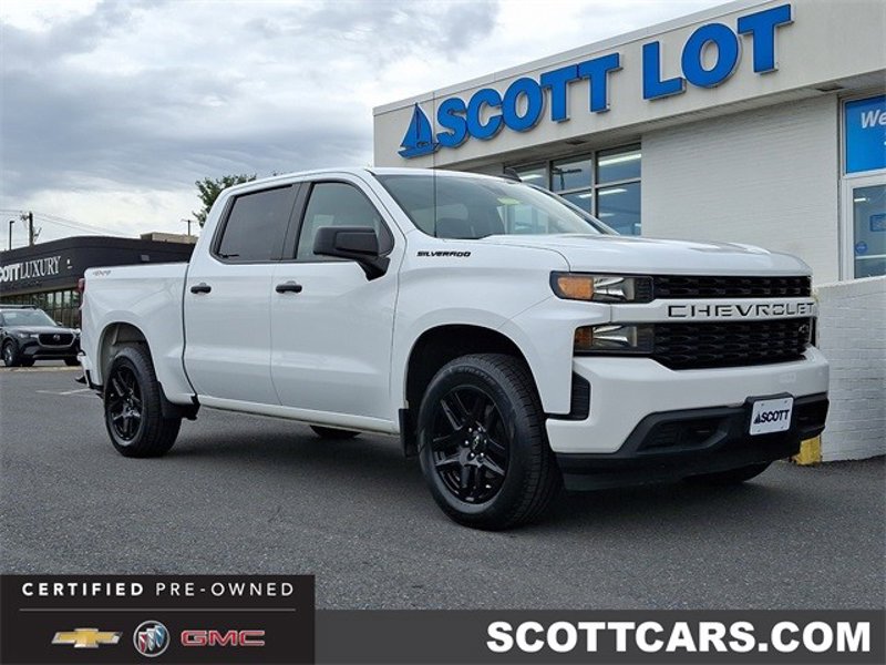 Certified 2021 Chevrolet Silverado 1500 Custom w/ LPO, Blackout Package image 1