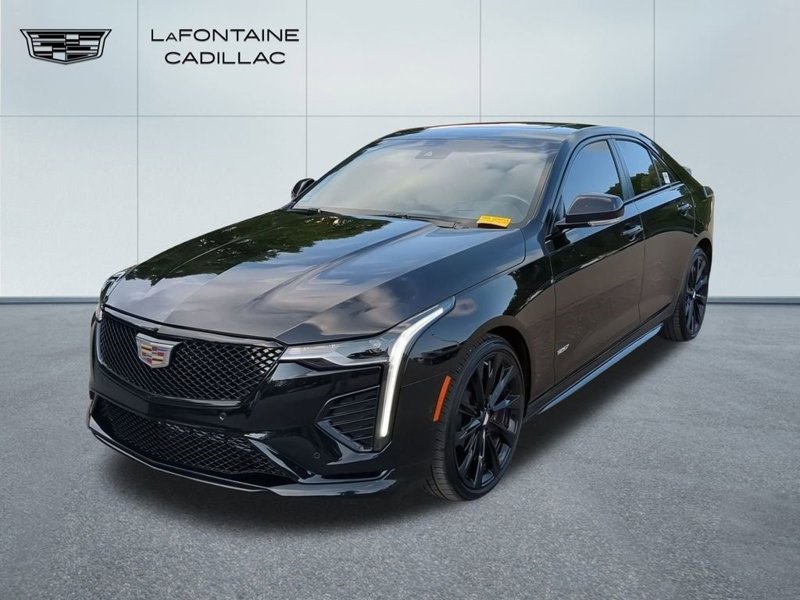 Certified 2024 Cadillac CT4 V w/ LPO, ONYX Package image 1