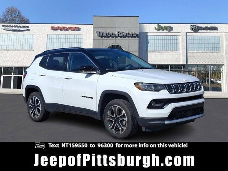 Certified 2022 Jeep Compass Limited w/ Sun and Sound Group image 1