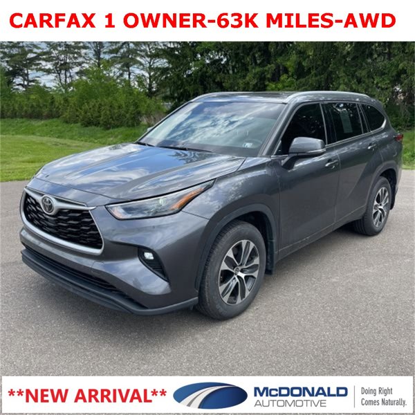 Used 2022 Toyota Highlander XLE image 1