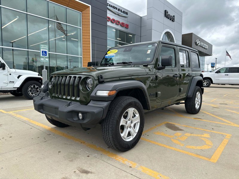 Certified 2022 Jeep Wrangler Unlimited Sport image 1