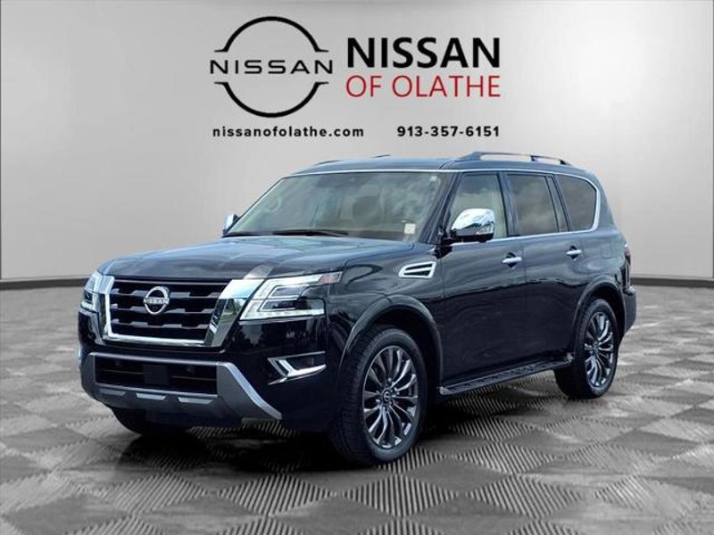 Certified 2024 Nissan Armada Platinum w/ Captain's Chairs Package image 1