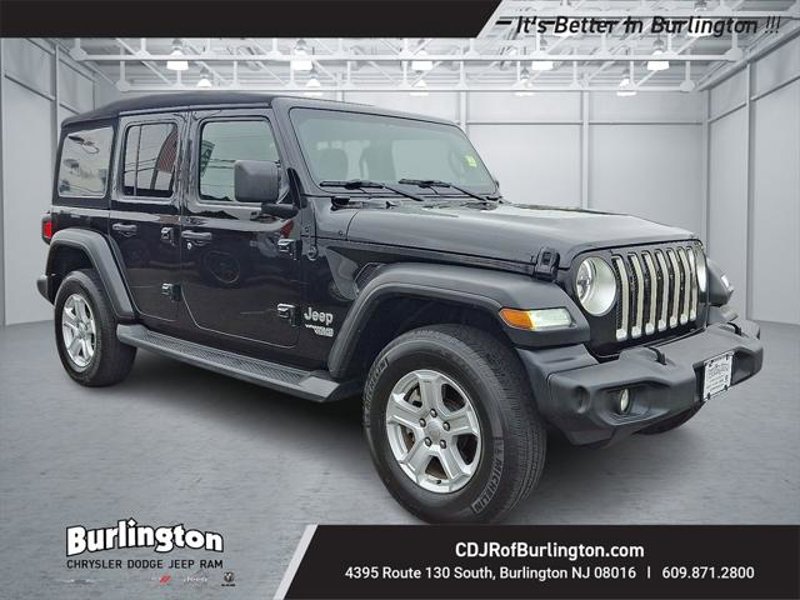 Certified 2019 Jeep Wrangler Unlimited Sport S image 1