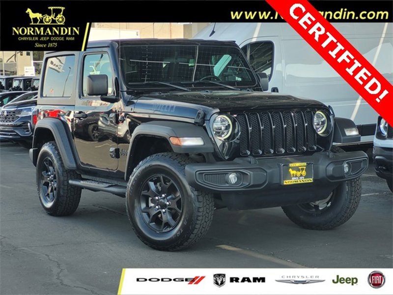 Certified 2021 Jeep Wrangler Willys image 1
