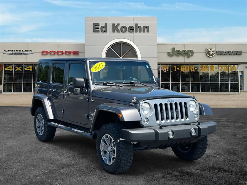 Used 2014 Jeep Wrangler Unlimited Sahara w/ Max Tow Package image 1